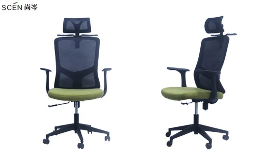 Mobilier de bureau à dossier haut réglable et rotatif Boss Manager exécutif noir pivotant pivotant ergonomique en tissu maillé chaise de bureau de jeu avec cintre